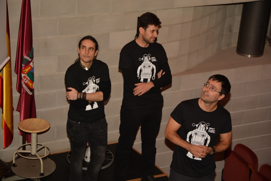foto: Los cazagazapos tecnológicos UPCT-Bloopbusters actuaron en el FICC